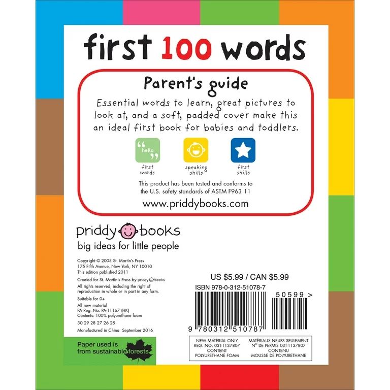 First 100 Words | Walmart (US)