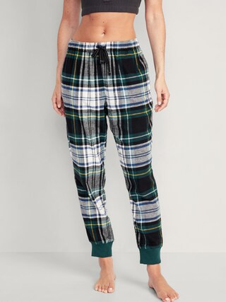 Printed Flannel Jogger Pajama Pants for Women | Old Navy (US)