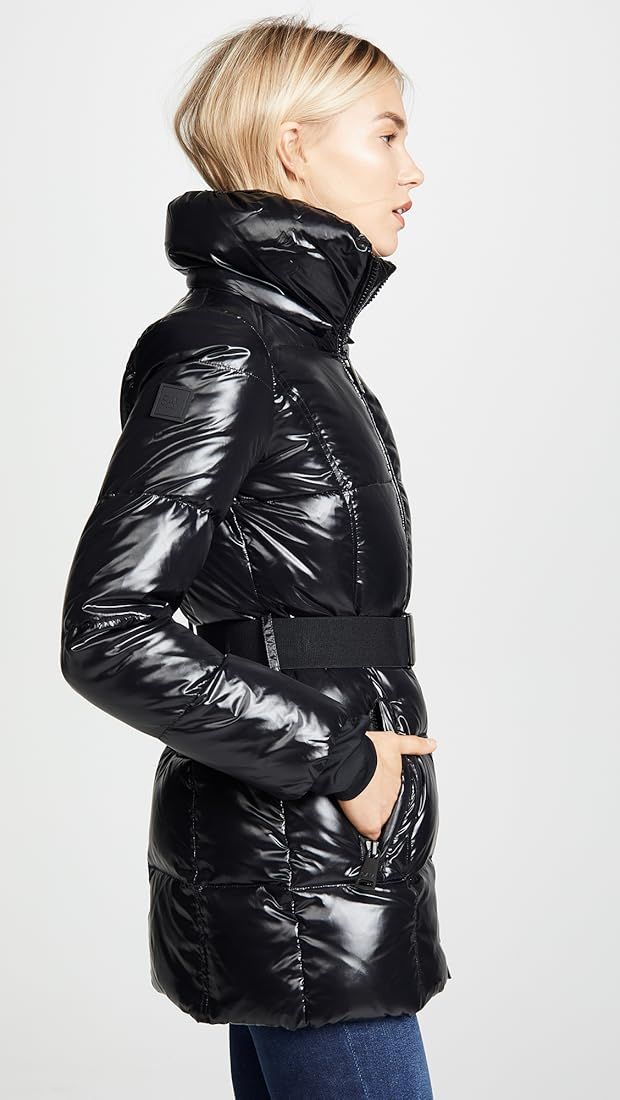 SAM. Women's Soho Belted Down Puffer Jacket | Amazon (US)