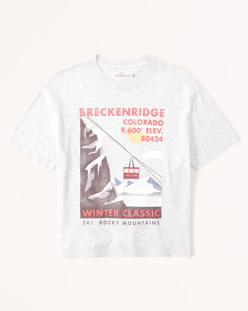 Women's Sporty Retro Graphic Tee | Women's Tops | Abercrombie.com | Abercrombie & Fitch (US)