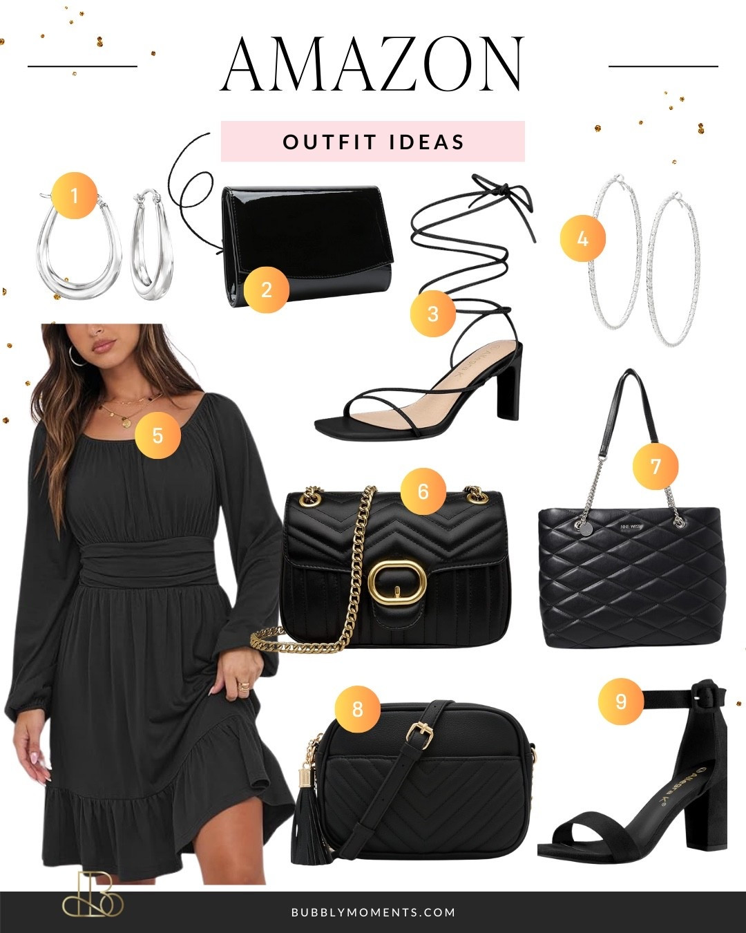 All-black outfits that never miss 🖤 This edit is all about sleek silhouettes, clean lines, and elevated details that create a confident, timeless look. Perfect for evenings out, dinners, events, or anytime you want an outfit that feels polished and powerful. Black pieces are wardrobe staples for a reason — they’re versatile, flattering, and endlessly wearable. Save this for black outfit inspiration and tap to shop the full edit.
#blackoutfits #amazonfashion #ltkstyle #allblacklook #chicstyle #modernfashion #outfitideas #wardrobestaples #ltkfashion #ootdinspo #elevatedstyle #stylemoodboard #discoveronltk #shopthelook #amazonoutfit

#LTKHoliday #LTKgrwm #LTKootd