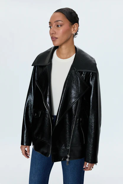 Winona Jacket - Black Vinyl | Pistola Denim