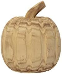 Hand-Carved Paulownia Wood Pumpkin | Amazon (US)