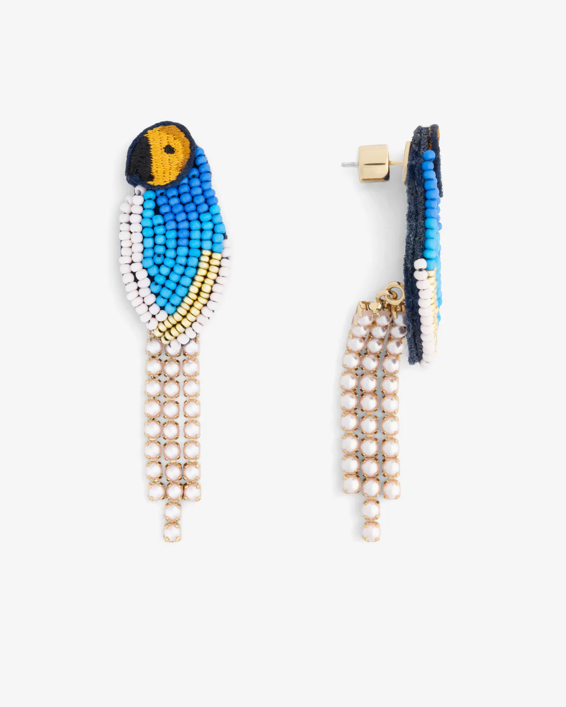 Beaded Parrot Earrings | Draper James (US)