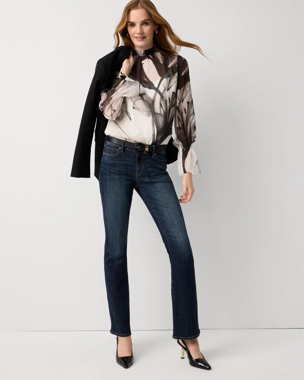 Mid rise jeans