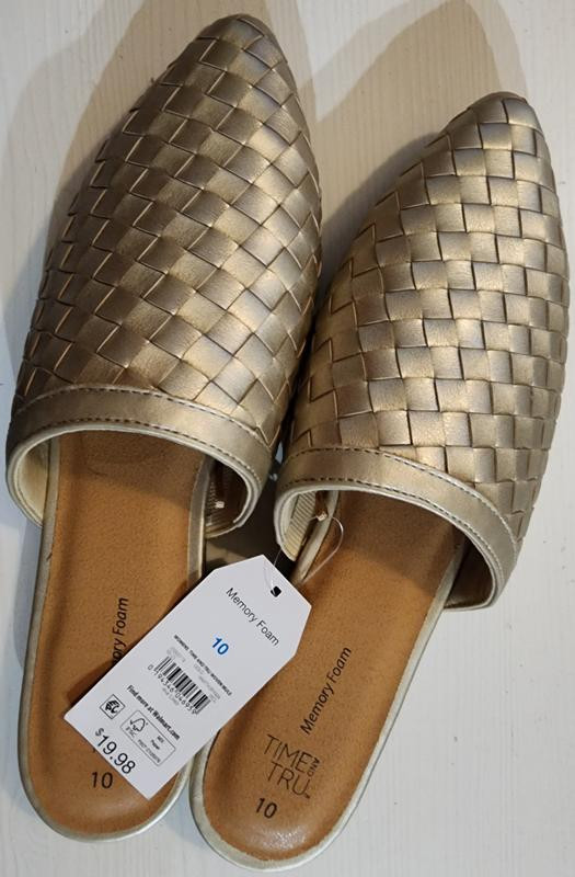 Time and Tru Women's Woven Mule | Walmart (US)