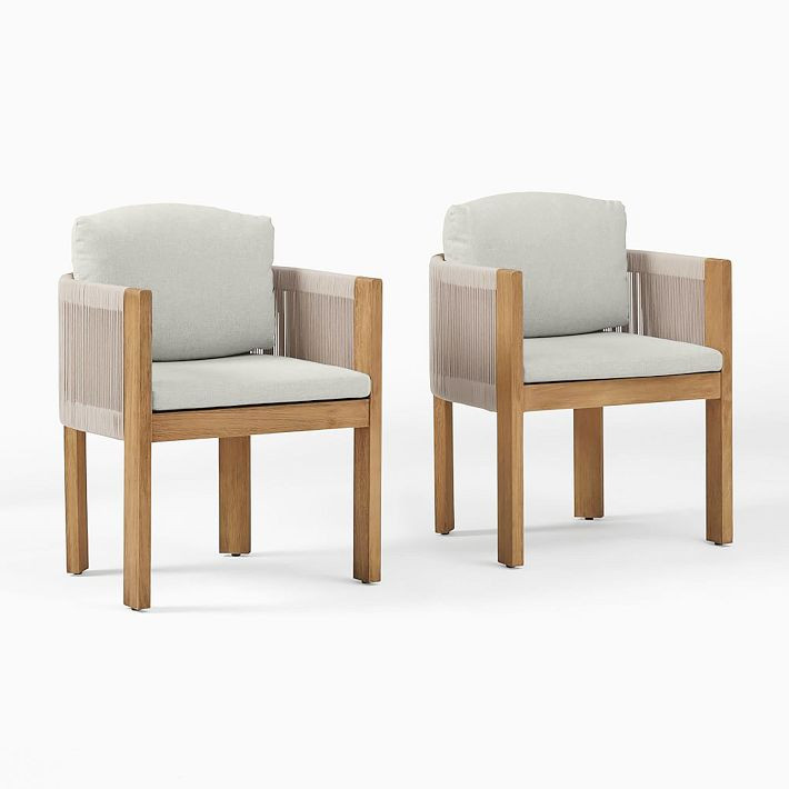 Porto Outdoor Dining Chairs | West Elm (US)
