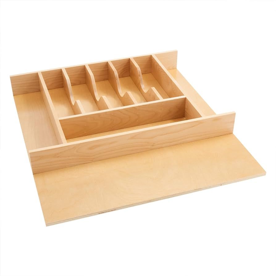 Rev-A-Shelf Trim-to-Fit Silverware Drawer Organizer For Kitchen Utensil Cutlery Cabinet Storage, ... | Amazon (US)