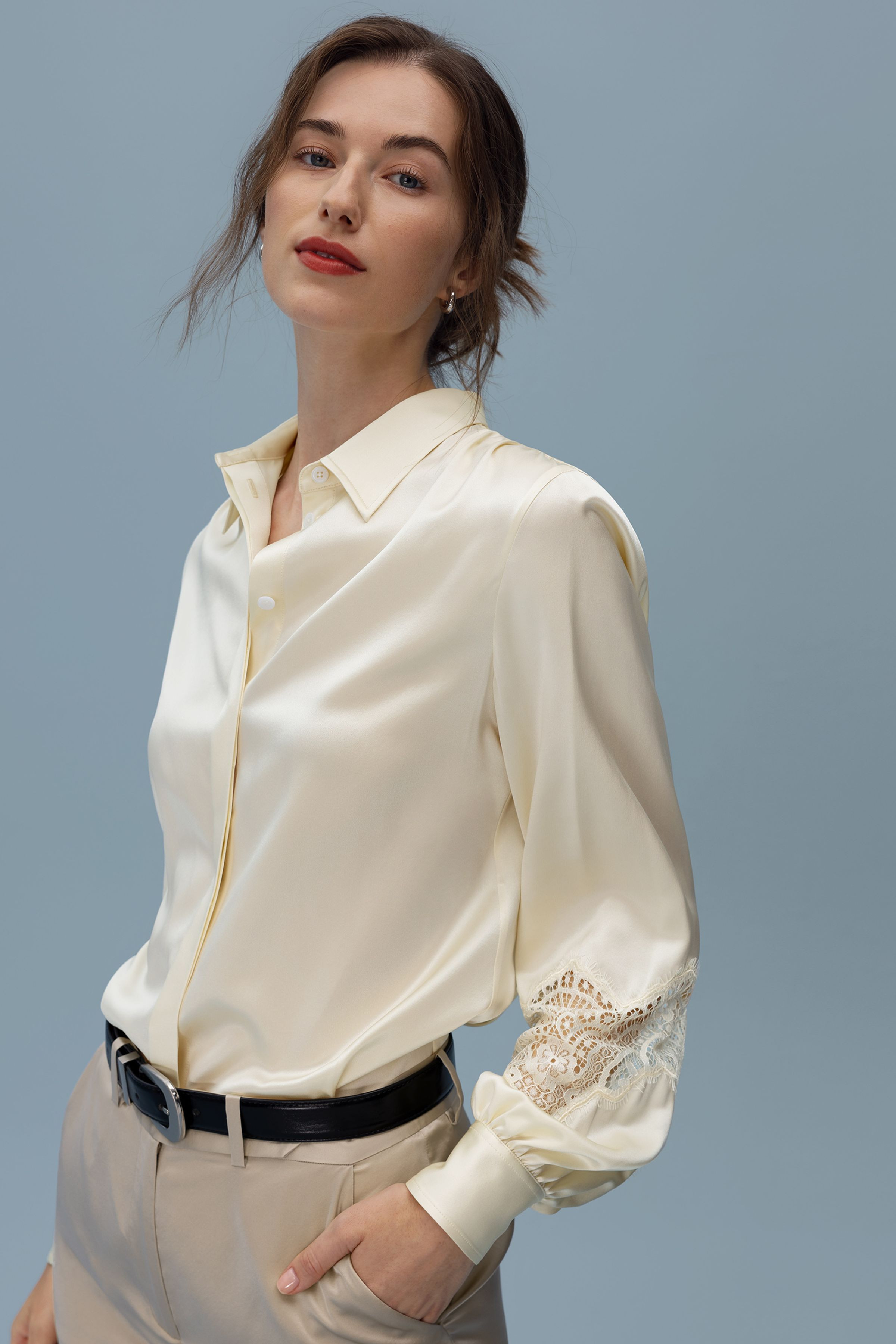 Armeria Lace Blouse | LilySilk