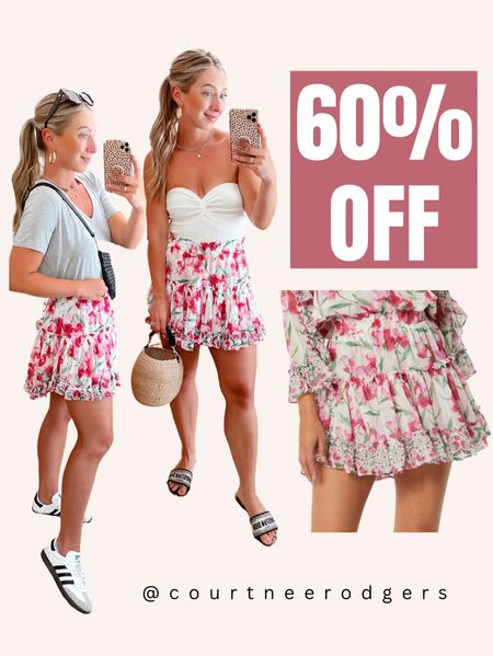 🩷Misa Skirt on major sale! Wearing size medium (small fit too but I think I prefer the medium)
🩷strapless top size small
🩷Grey Tee Size Small

Skirts, Summer Outfits, Summer Fashion, Misa Los Angeles, Nordstrom, Summer vacation 

#LTKsalealert #LTKunder100 #LTKstyletip
