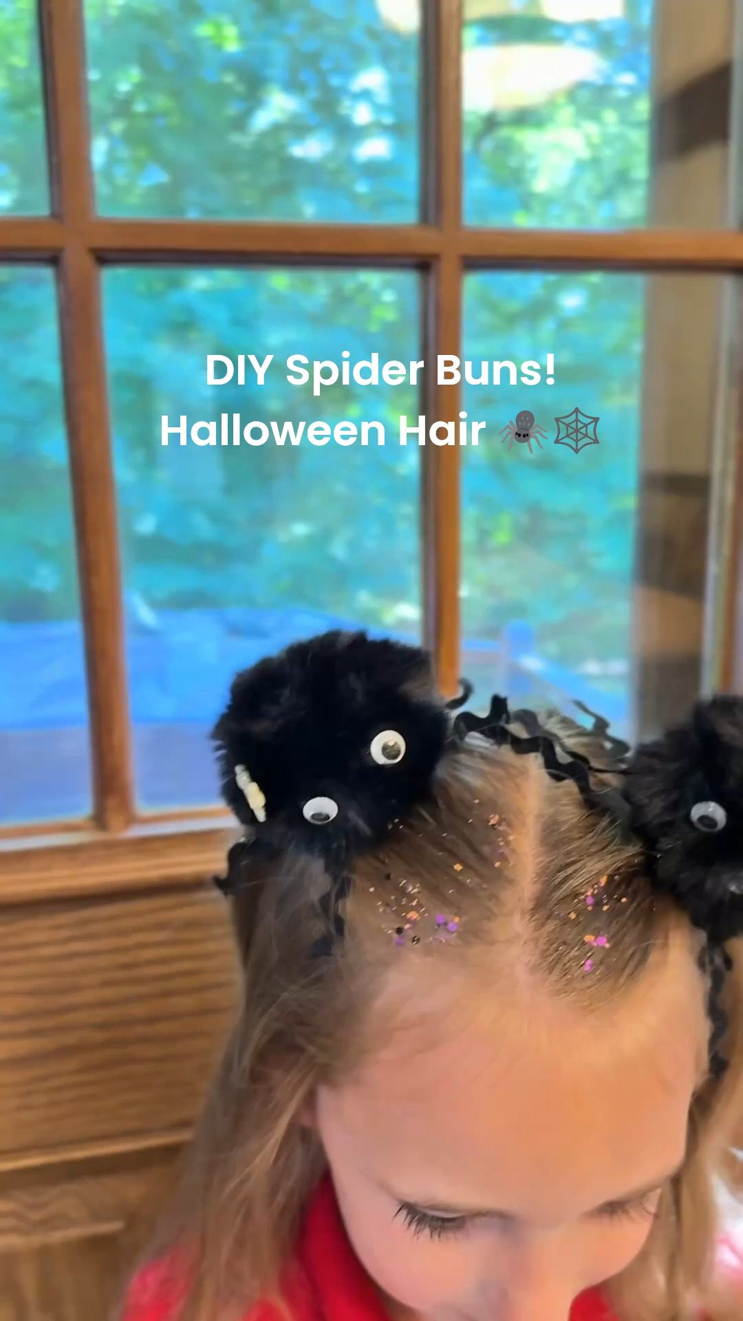 Viral Spider Buns! This Halloween hair is so cute but my daughter’s hair is too thin so I made a Halloween spider hair clip instead! 

#LTKHalloween