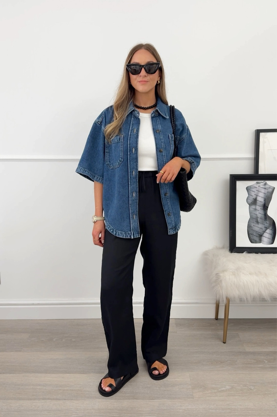 Denim shirt & linen trousers outfit 

#LTKsummer #LTKstyletip #LTKeurope