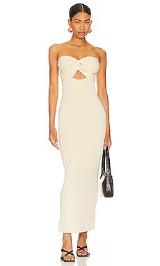 SNDYS Maia Maxi Dress in Sand from Revolve.com | Revolve Clothing (Global)