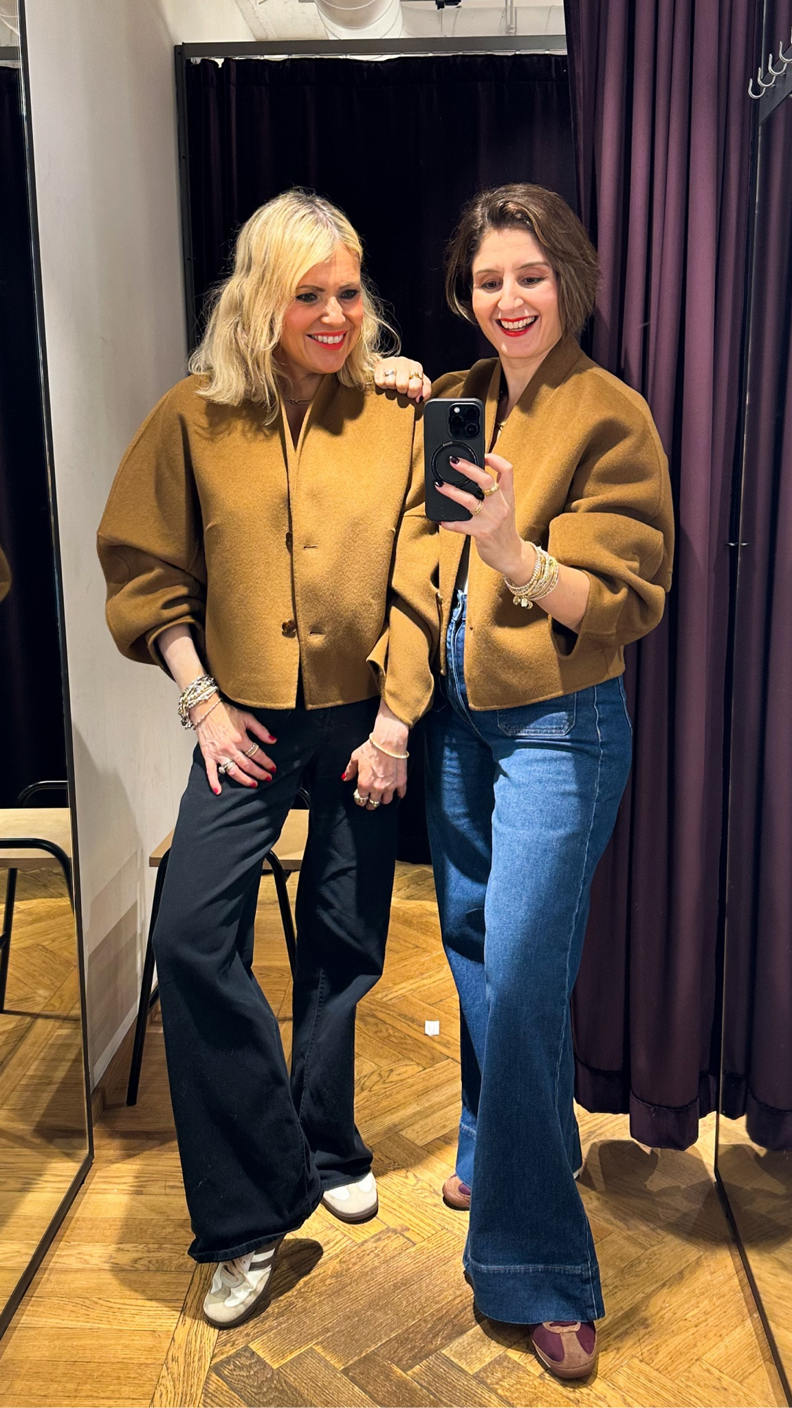 2 fab jackets - apart from the long sleeves on the first. The colour is amazing! We both loved the second. Wearing the size small in both    

#LTKwinter #LTKautumn #LTKuk