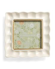 4x4 Wave Edge Metallic Tabletop Picture Frame | TJ Maxx