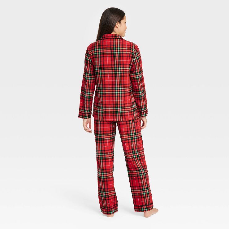 Women's Holiday Tartan Plaid Flannel Matching Family Pajama Set - Wondershop™ Red | Target