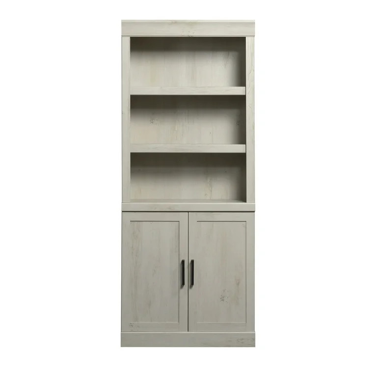 Better Homes & Gardens Glendale Bookcase With Doors, Rustic White Finish | Walmart (US)