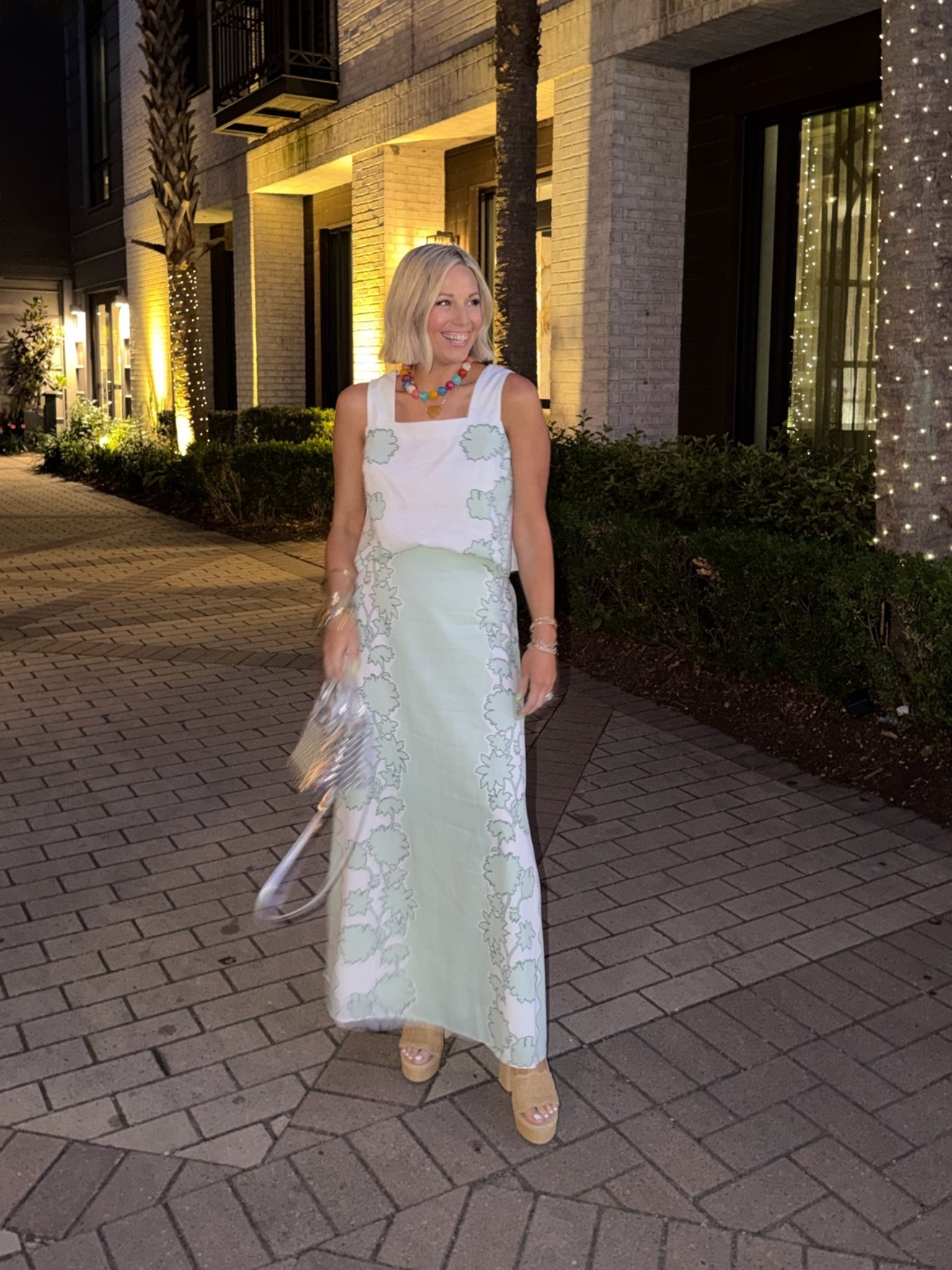 Dinner in Charleston! Wearing size small in both! Platforms run TTS!

#LTKootd