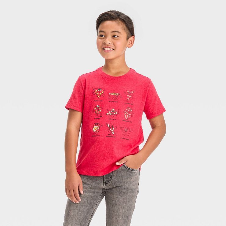 Boys' Short Sleeve Pizza Graphic T-Shirt - Cat & Jack™ | Target