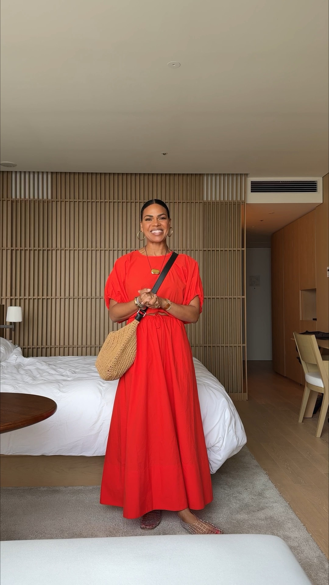 Tokyo Day 3 OOTD: blood orange colored cotton poplin maxi skirt & matching top w/ jelly ballet flats, gold accessories & a large crossbody. Everything is tts! 


Gold necklace, orange skirt, orange top, matching set, Tokyo, ootd, ballet flats. 

#LTKStyleTip #LTKTravel #LTKOver40