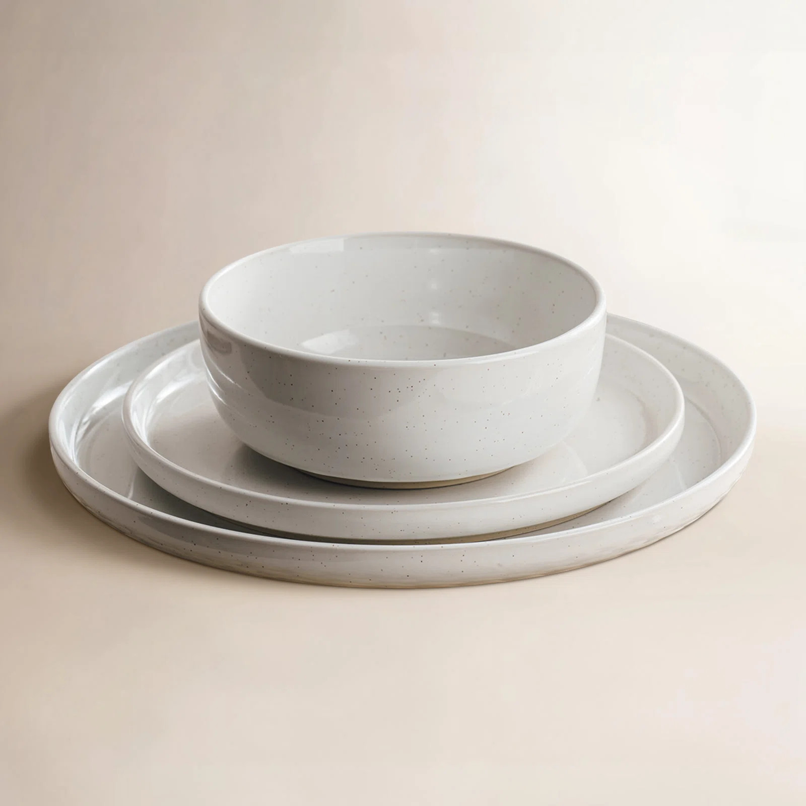 Daytona 12 Piece Stoneware Dinnerware Set - Service for 4 | Wayfair North America