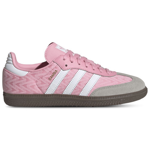 adidas adidas Originals Samba - Girls' Grade School Ftwr White/Light Pink/Gum Size 3.5 | Champs Sports