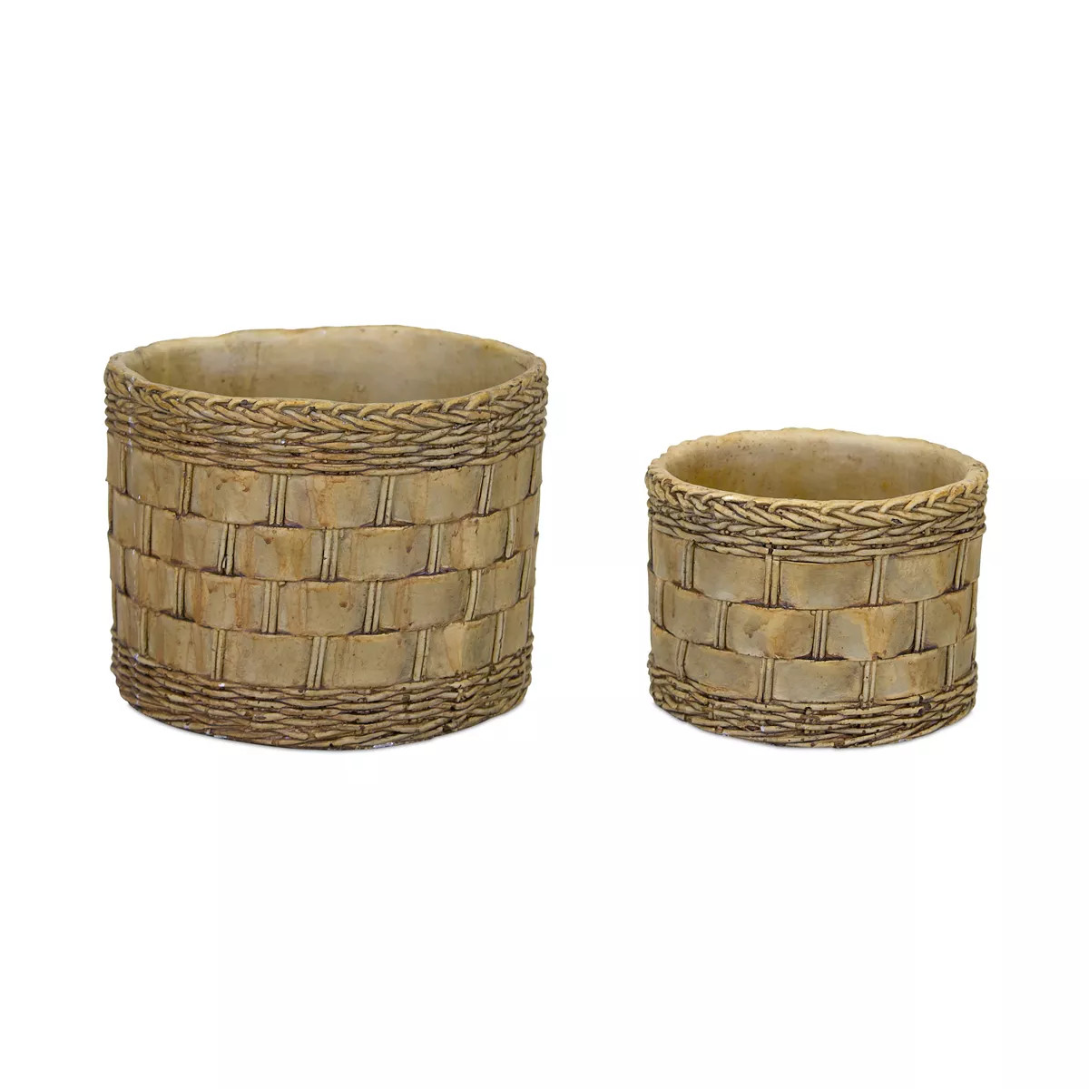 Melrose Basket Planter Table Decor 2-piece Set | Kohl's
