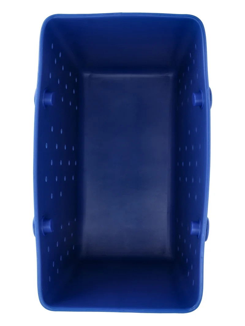 Time and Tru Women's Waterproof EVA Beach Tote Bag, Blue | Walmart (US)