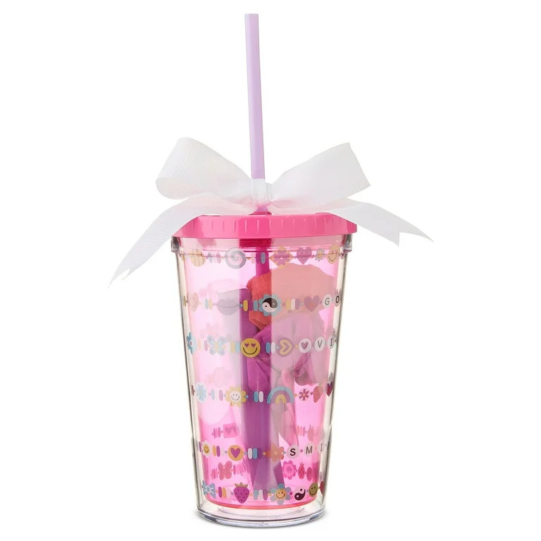 Bracelet and Hair Bands Tumbler Gift Set, Multicolor, 18 fl oz, Valentine's Day by Way To Celebra... | Walmart (US)