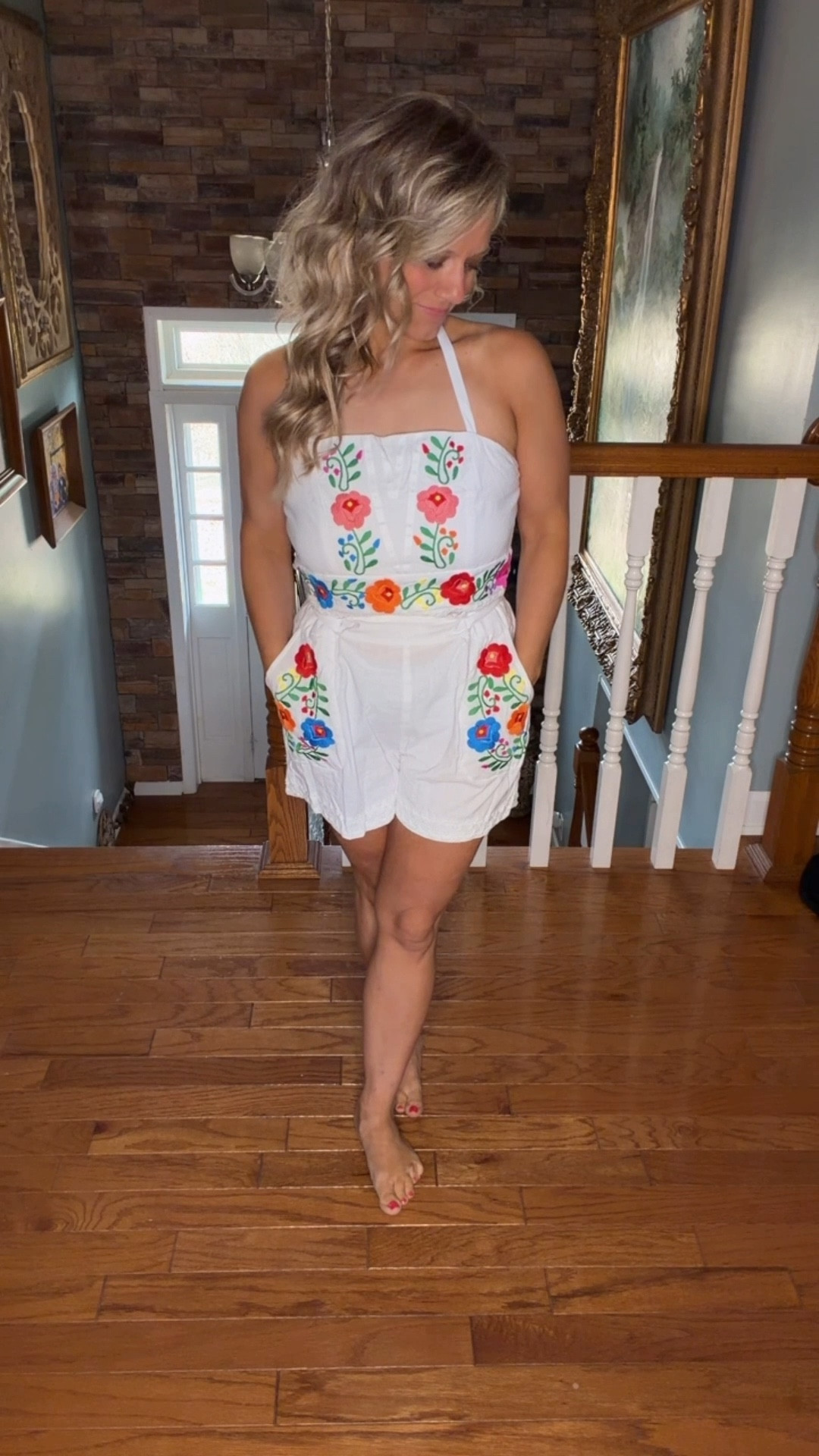 Omg this halter romper is to die for!!!
So cute!!!

#LTKOver40 #LTKTravel #LTKgrwm