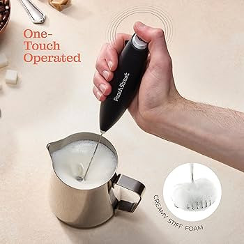 Powerful Handheld Milk Frother, Mini Milk Frother, Battery Operated (Not included) Stainless Stee... | Amazon (US)