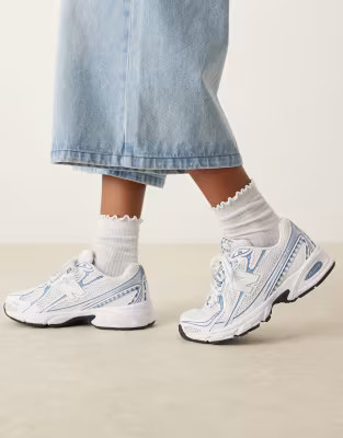 New Balance 740 trainers in blue gingham - Exclusive to ASOS | ASOS (Global)
