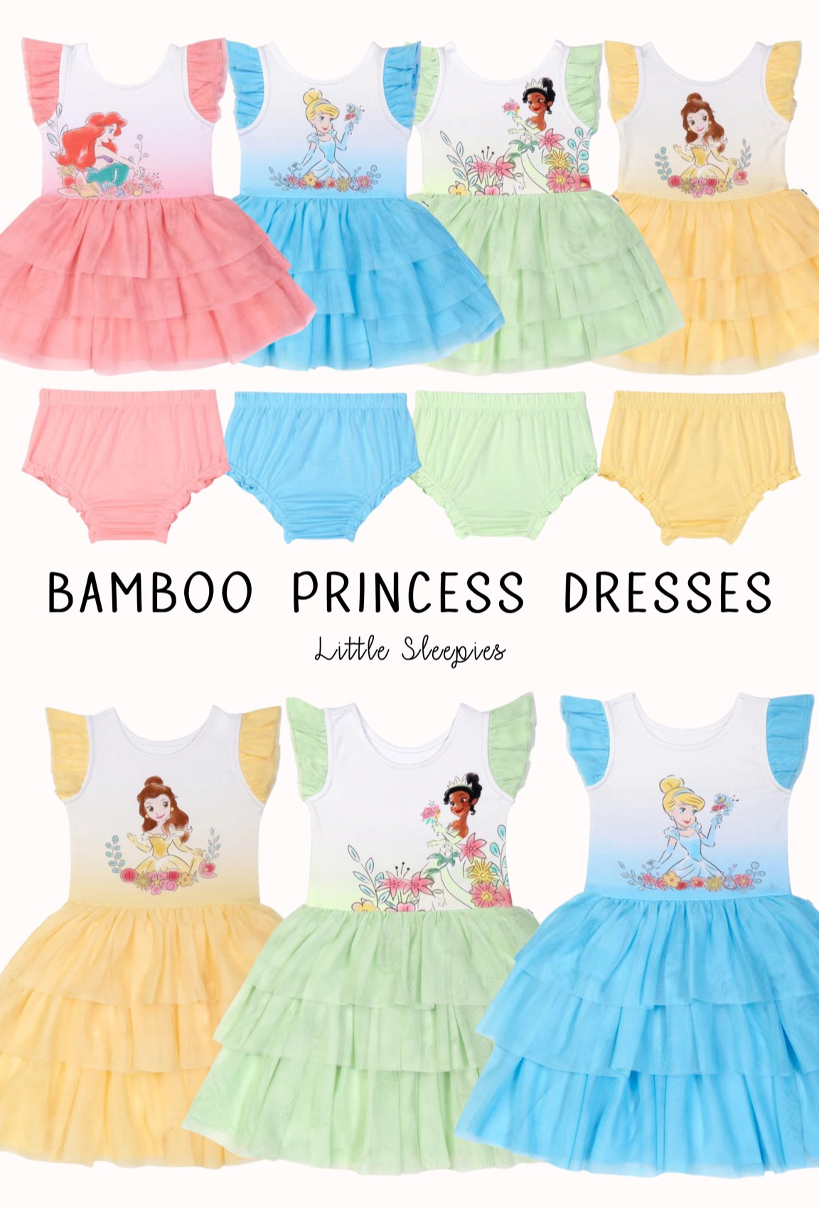 princess dresses, little sleepies, bamboo, princess bamboo, princess twirl dresses, baby and toddler girl

#LTKKids #LTKU #LTKBaby
