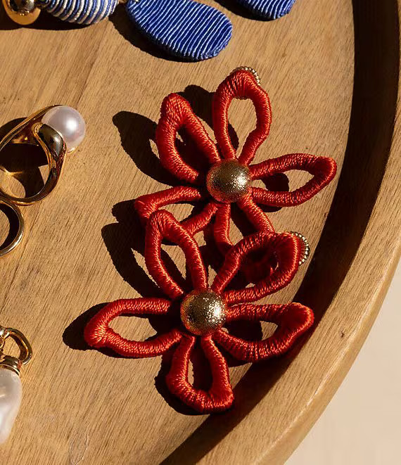 Gianni Bini x Shea Leigh Mills Poppy Flower Linear Earrings | Dillard's | Dillard's