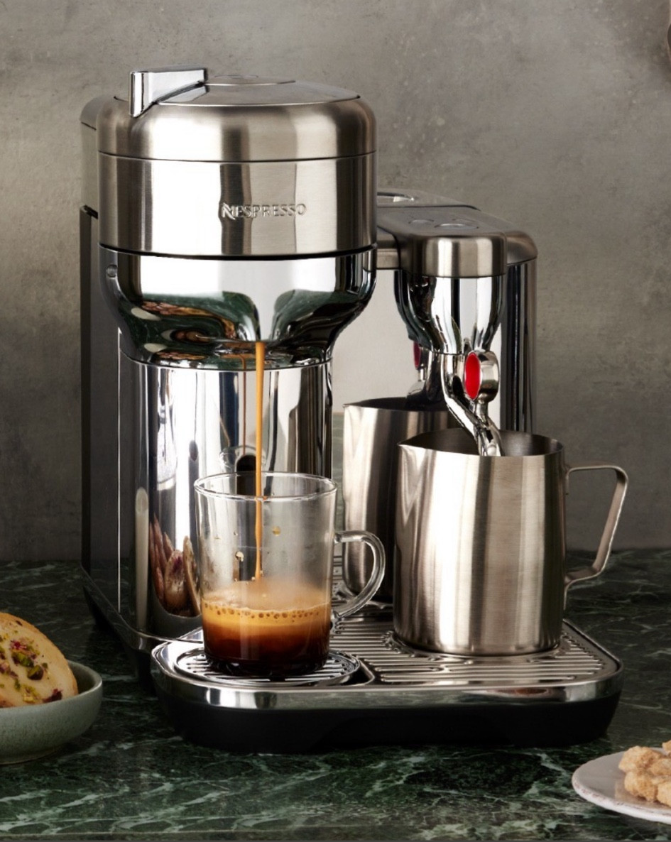 Nespresso
Vertuo Creatista Coffee and Espresso Maker. Offering an unprecedented combination of authenticity, speed and convenience, the Vertuo Creatista is designed for the at-home barista.
Use Nespresso's signature recipes or create your own
Texture milk to the perfect temperature and style for unique latte art or milk-based recipes.

#LTKhome #LTKstyletip #LTKGiftGuide