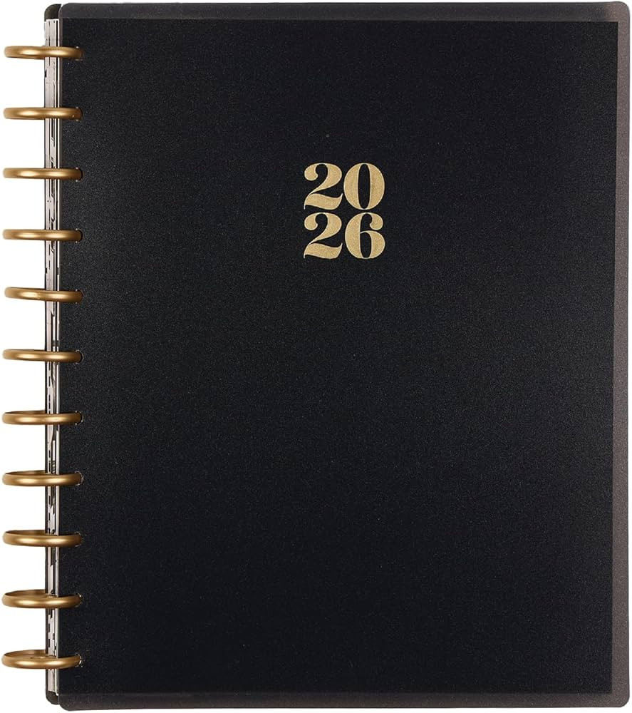 Happy Planner Disc-Bound Planner Jan.–Dec. 2026, Includes 3 Extra Months and 2 Sticker Sheets, ... | Amazon (US)