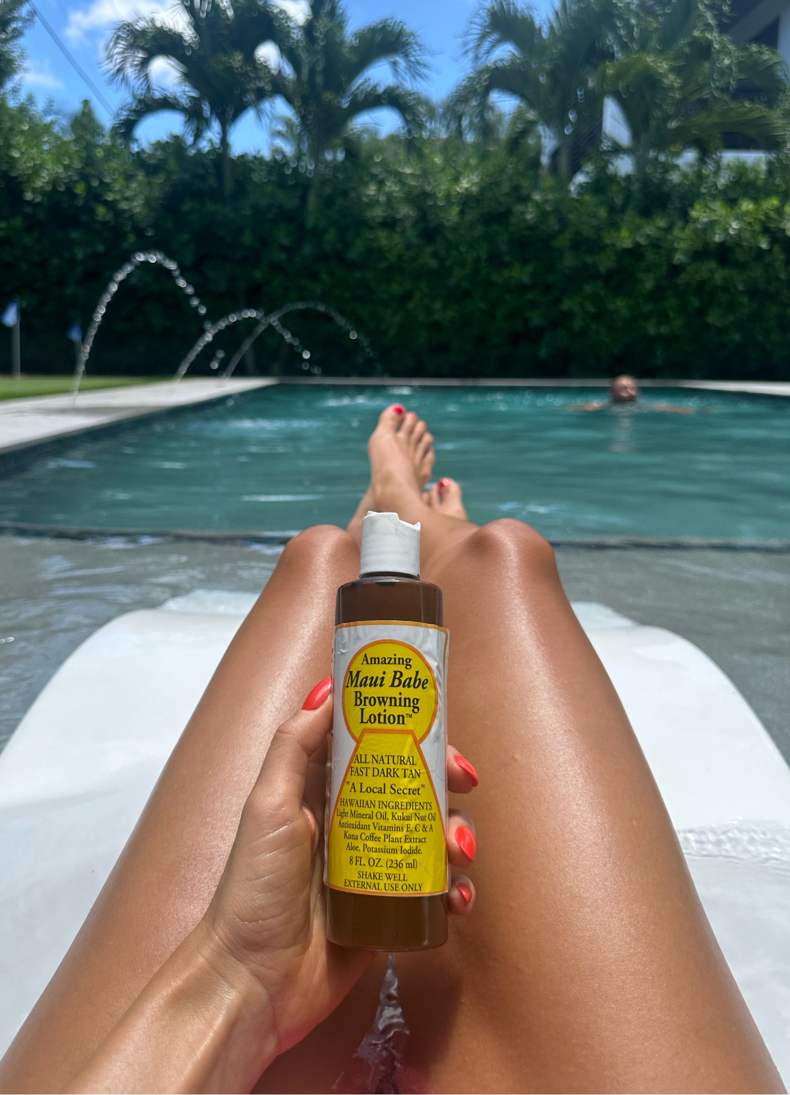 The BEST tanning lotion! Doesn’t have SPF but leaves you a beautiful golden coffee color! 

#LTKSeasonal #LTKFindsUnder50