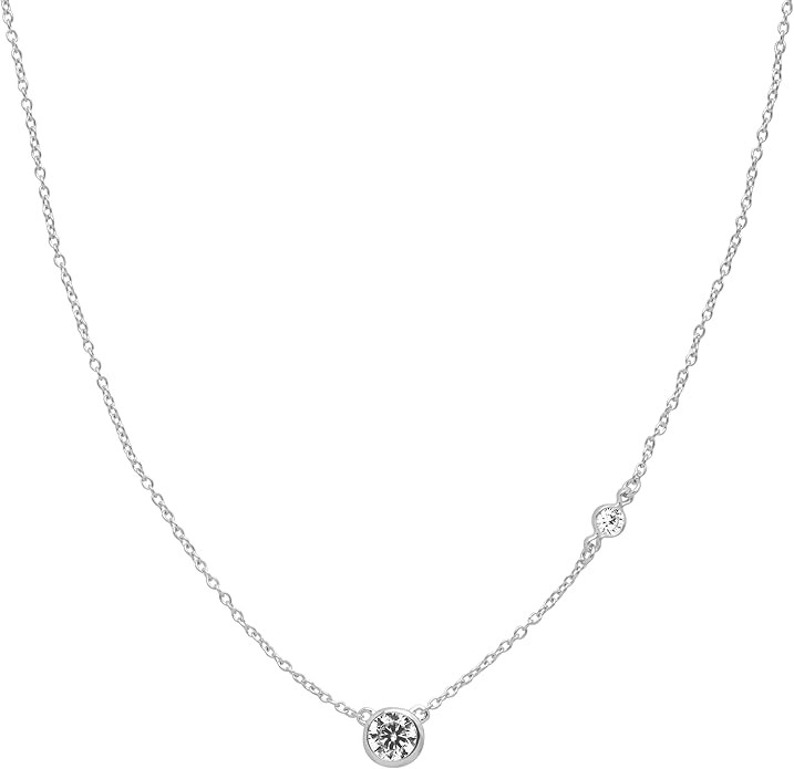 Silpada 'Marvel' Cubic Zirconia Necklace in Sterling Silver, 16" + 2" | Amazon (US)