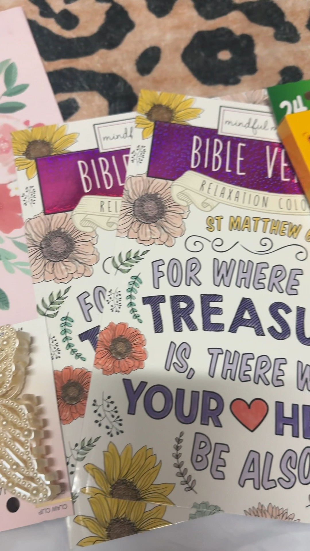 Baptism Girls Gift! Bible Verse coloring books, colored pencils & butterfly claw clip 🦋

#LTKgrwm #LTKmomlife #LTKKids