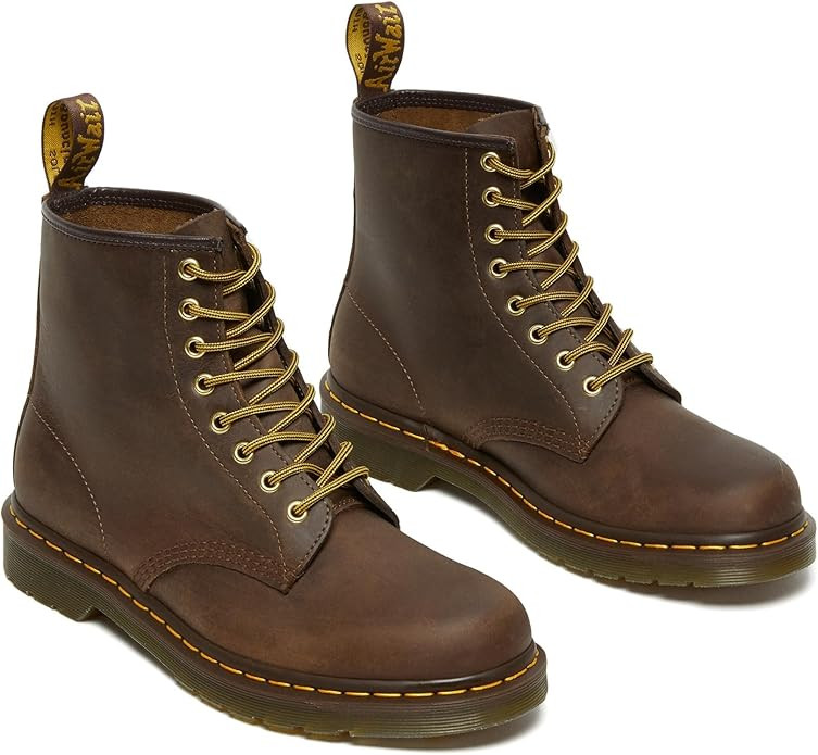 Dr. Martens, Women's Maple Zip Steel Toe Light Industry Boots | Amazon (US)