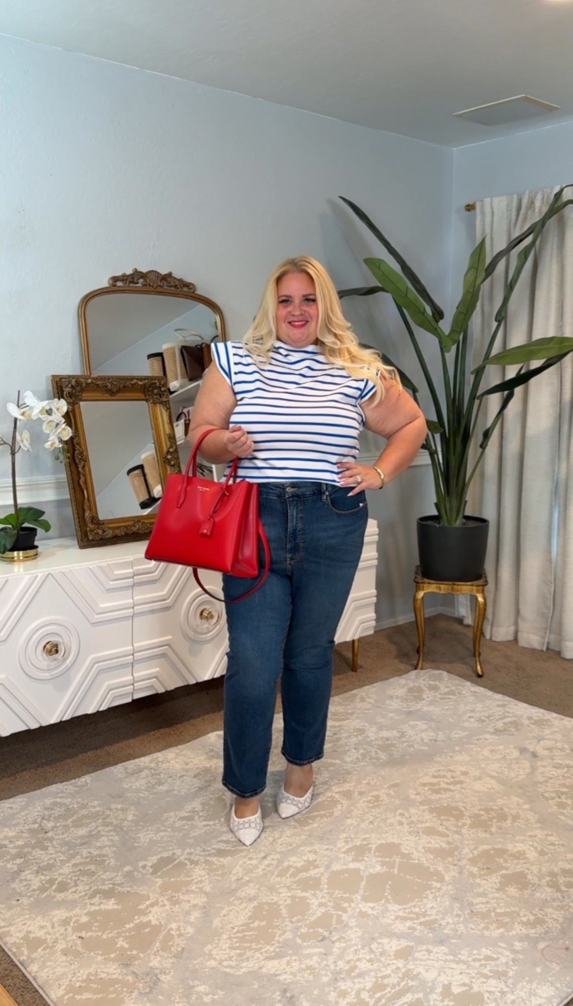 Why the heck did I not try these jeans sooner? Worth every penny.
Very high straight leg size 20 plenty of stretch  you know you need them too!

#LTKPlusSize #LTKOver40 #LTKFindsUnder100