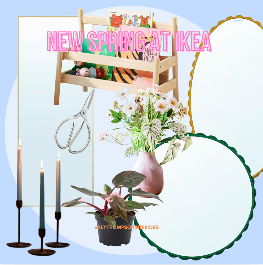 Ikea | Ikea Finds | Spring Decor | Faux Flowers | Round Mirror | Wall Mirror | Full Length Mirror | candlesticks | Book Holder for Kids | Home Decor 

 #LTKSeasonal #LTKHome #LTKSaleAlert