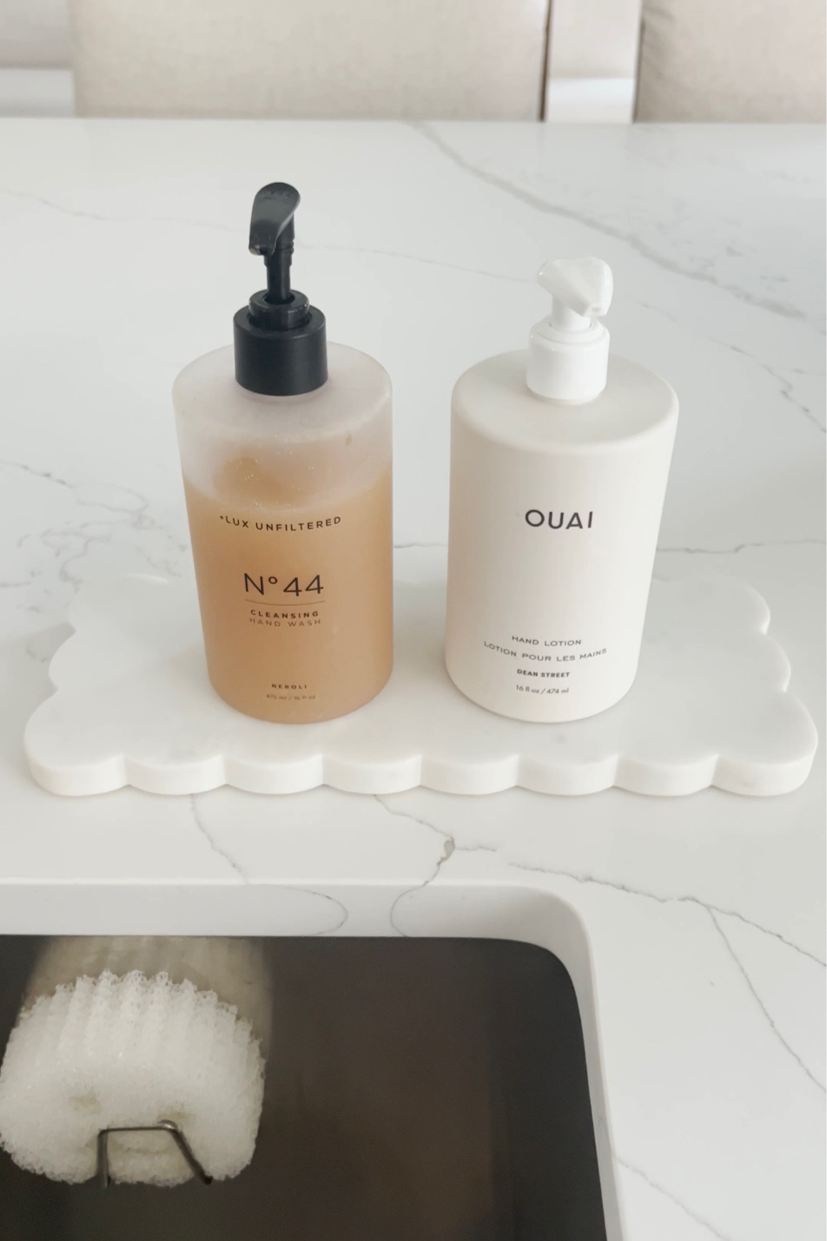 Scalloped marble tray from Amazon 🤍 

Home decor, home inspo, Amazon home, Amazon, Amazon home decor, Amazon finds, Amazon favorites, founditonamazon, kitchen, kitchen finds, Amazon kitchen, marble tray, scalloped tray, scrub daddy, Ouai, Ouai lotion, Lux Unfiltered, Lux unfiltered hand soap 

#LTKhome #LTKunder50 #LTKFind