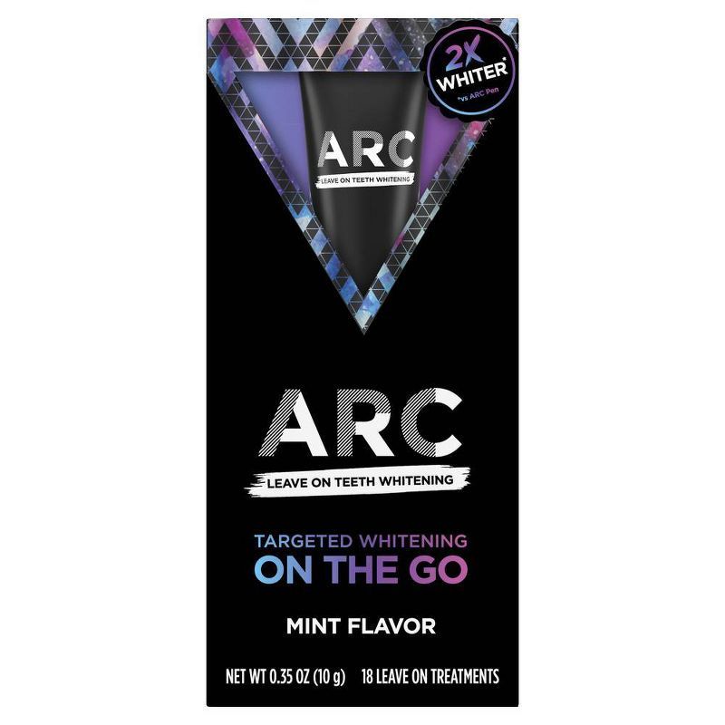 ARC Oral Care Leave on Teeth Whitening, 18 Mint Flavor Treatments, On-The-Go Whitening - 0.35oz | Target