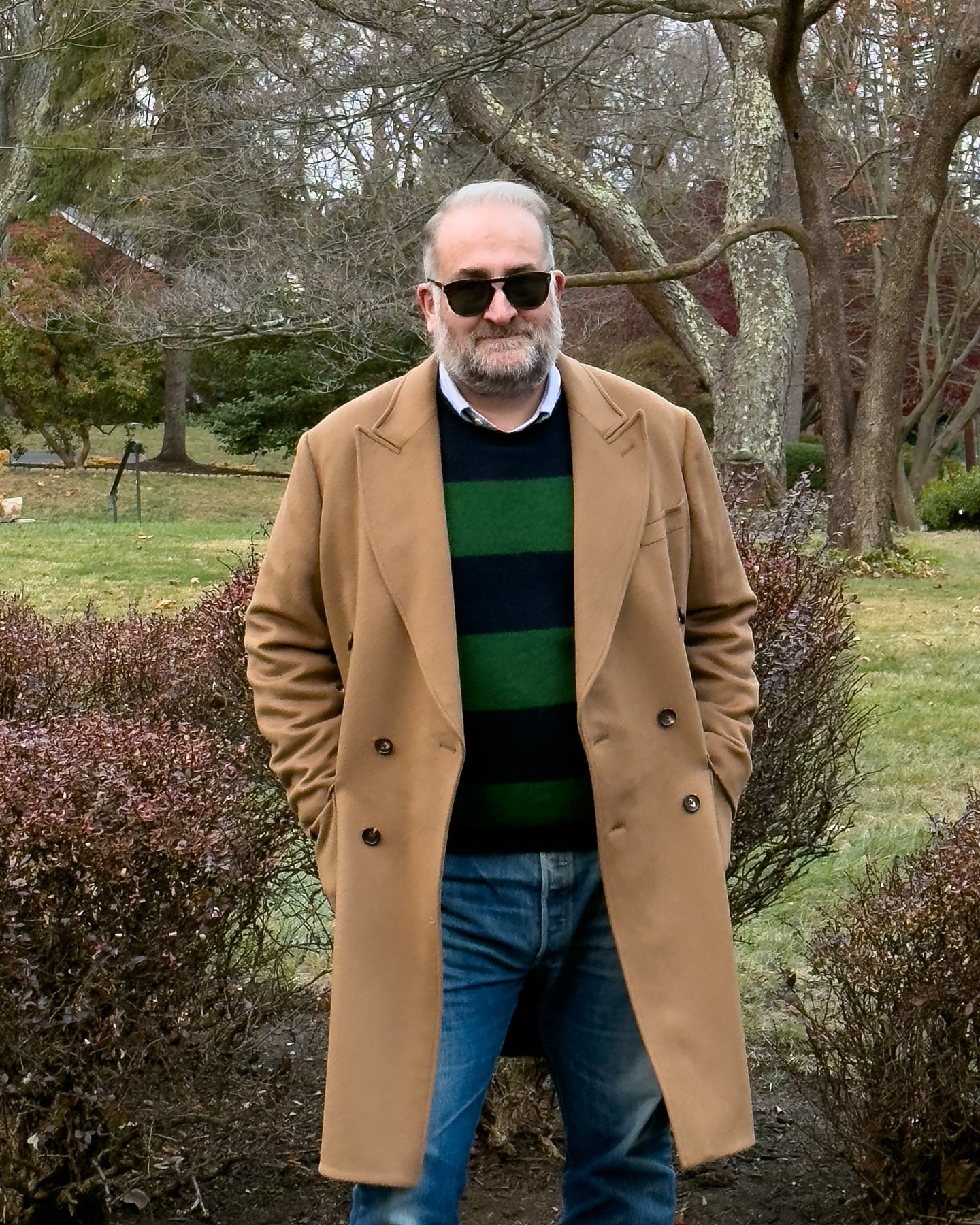 A couple more shots of yesterday’s Christmas tree buying fit. What do you like more, the coat or the sweater?

#LTKOver40 #LTKMens #LTKSeasonal