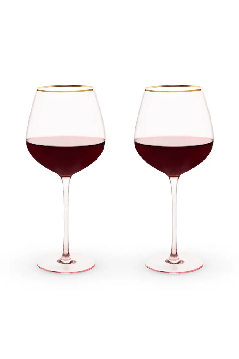 Rose Crystal Red Wine Glasses Set of 2 | Nordstrom | Nordstrom