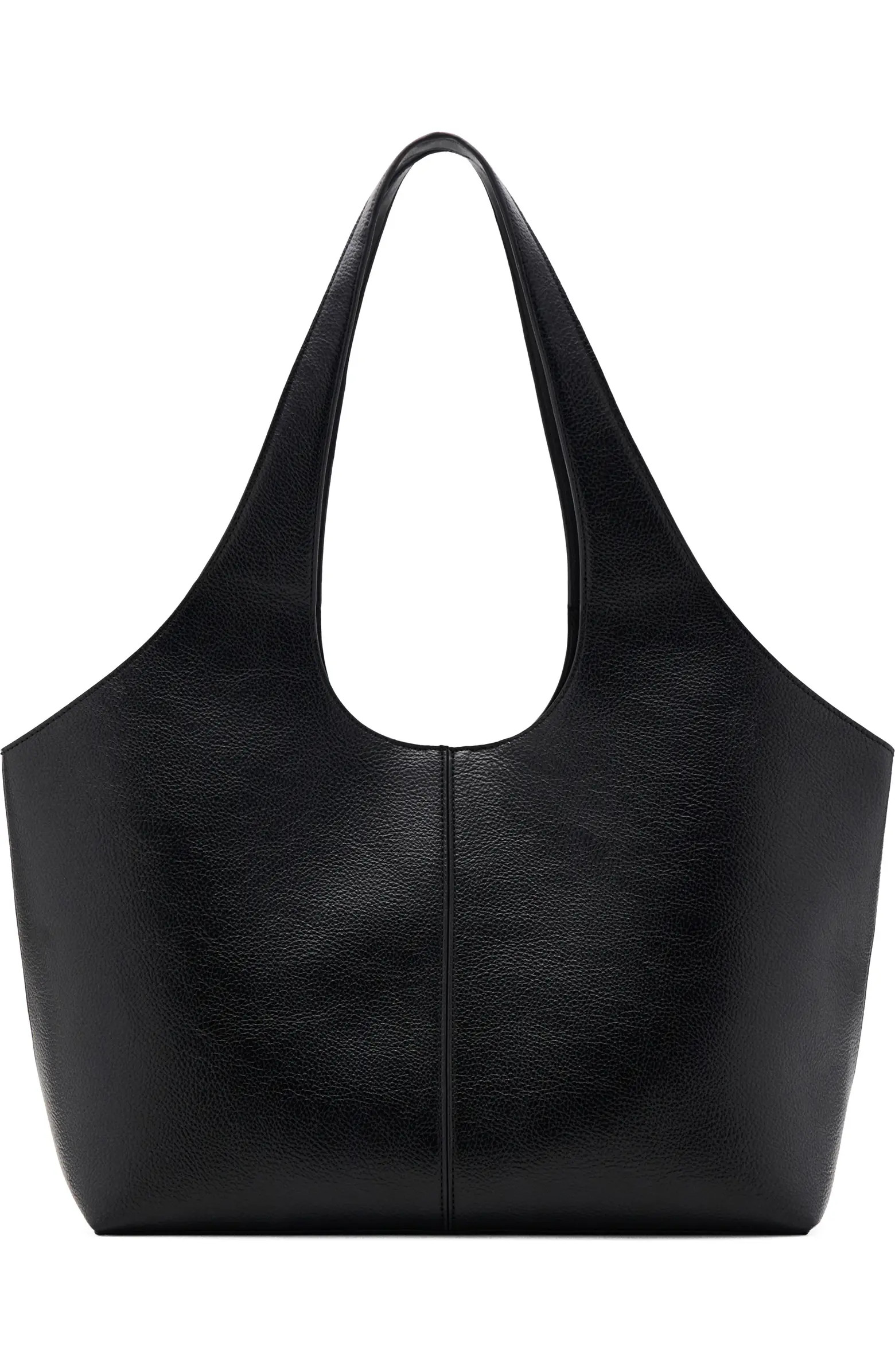 Large Faux Leather Shopper Tote | Nordstrom
