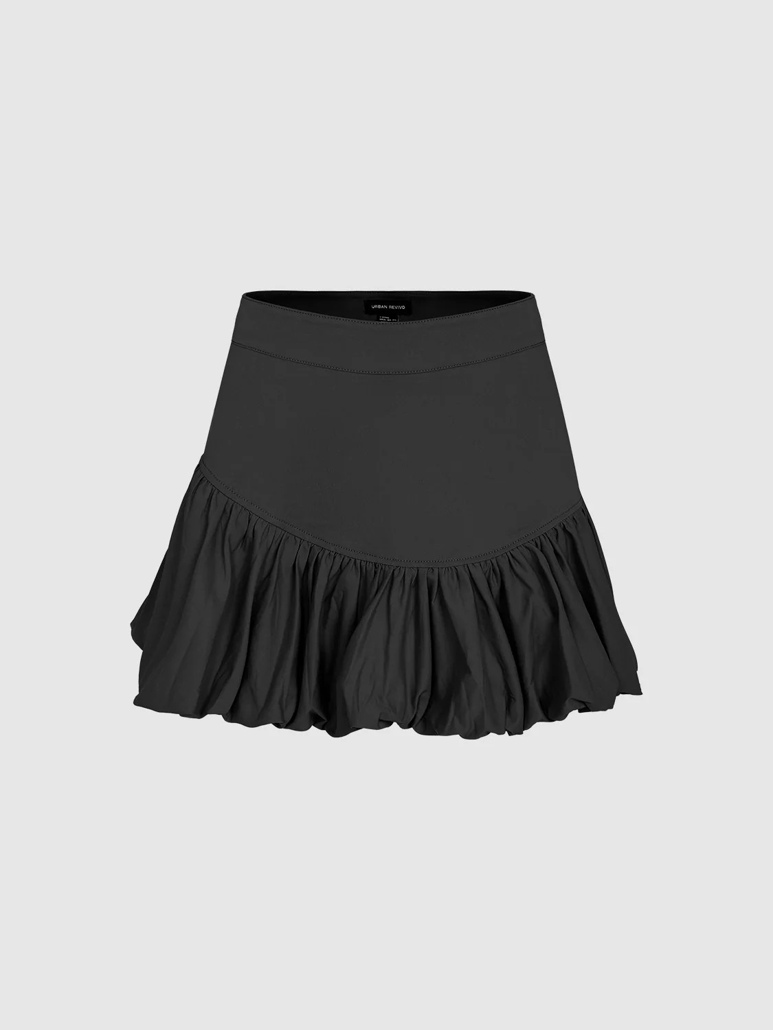 Elastic Waist Mini A-Line Skirt | Urban Revivo