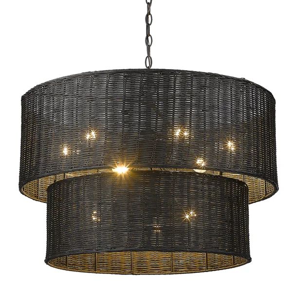 Cuthmore 9 - Light Dimmable Drum Chandelier | Wayfair North America