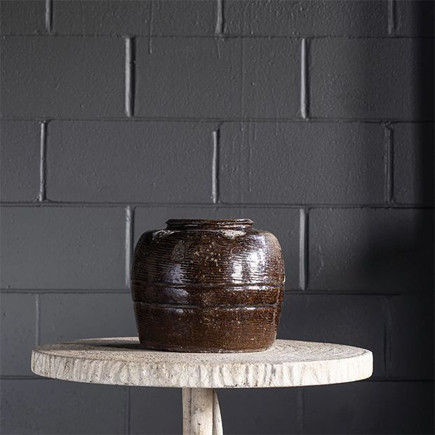 Handcrafted Vintage Bean Pot | Antique Farm House